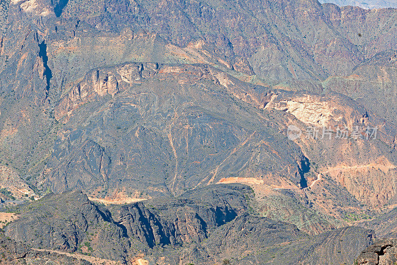 Al Hajar山脉的山峰